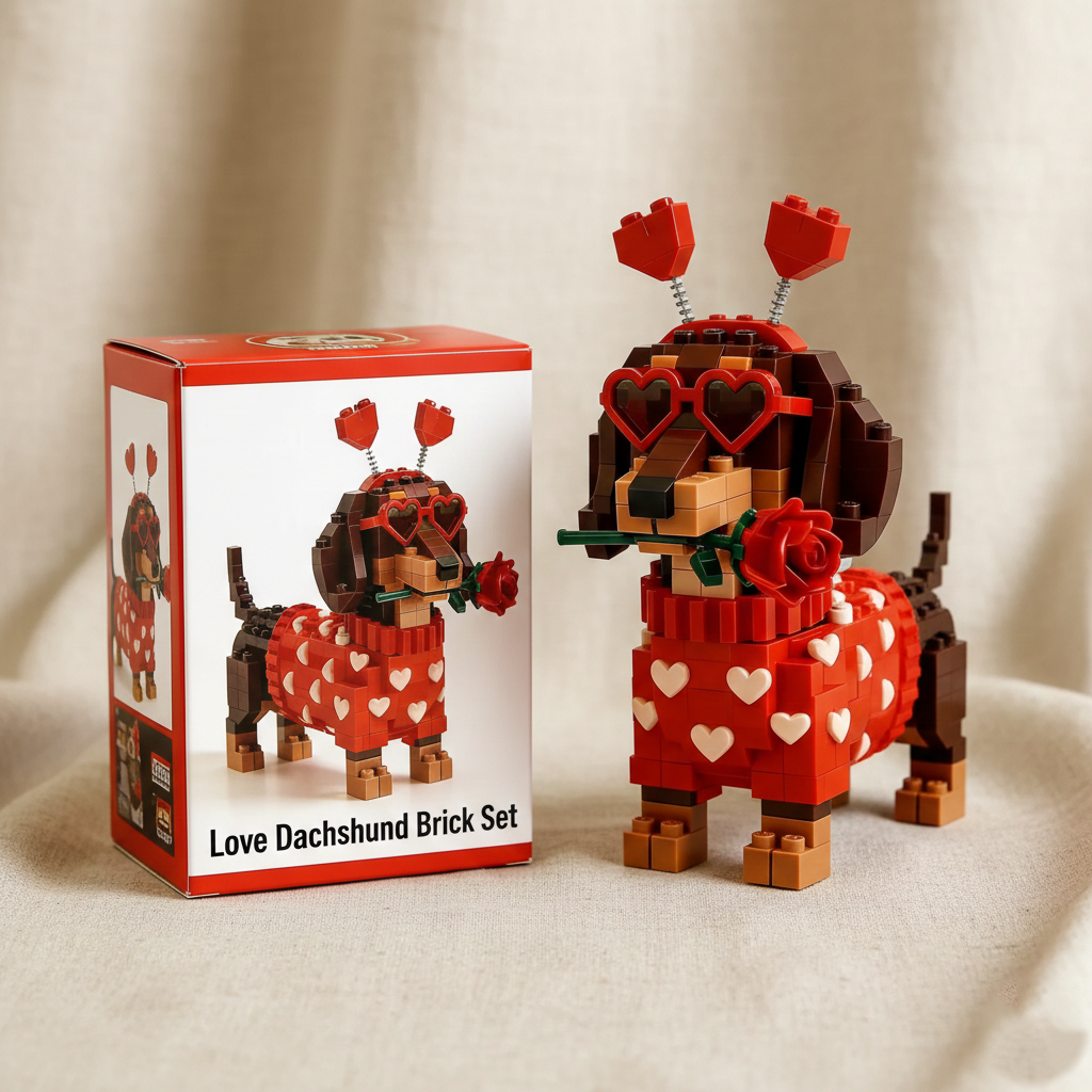 Love Edition - Dachshund Brick Set