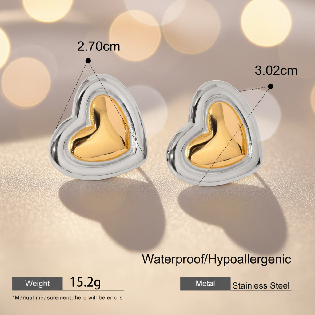 Amara Heart Jewelry Set