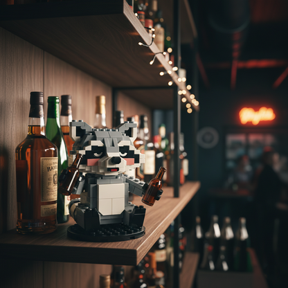 Brick Animals - Raccoon