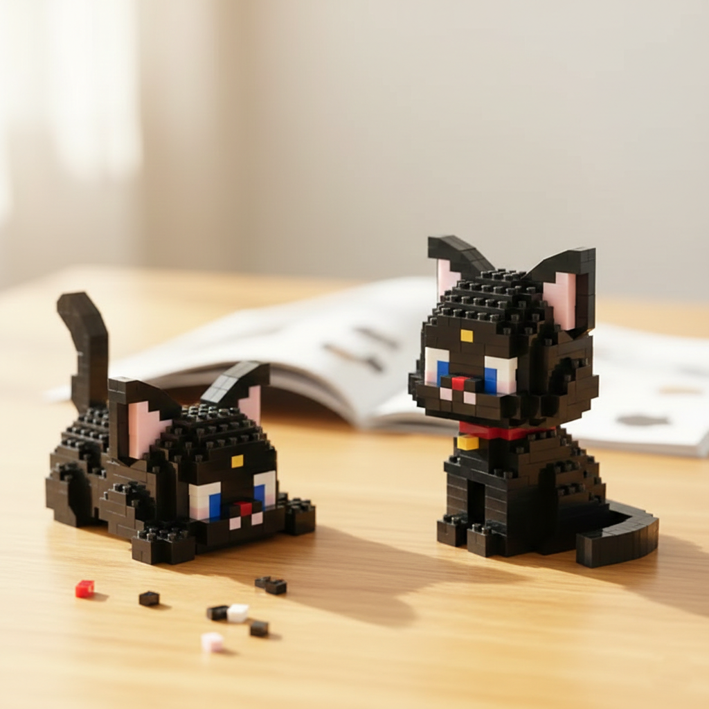 Brick Set - Cute Cat
