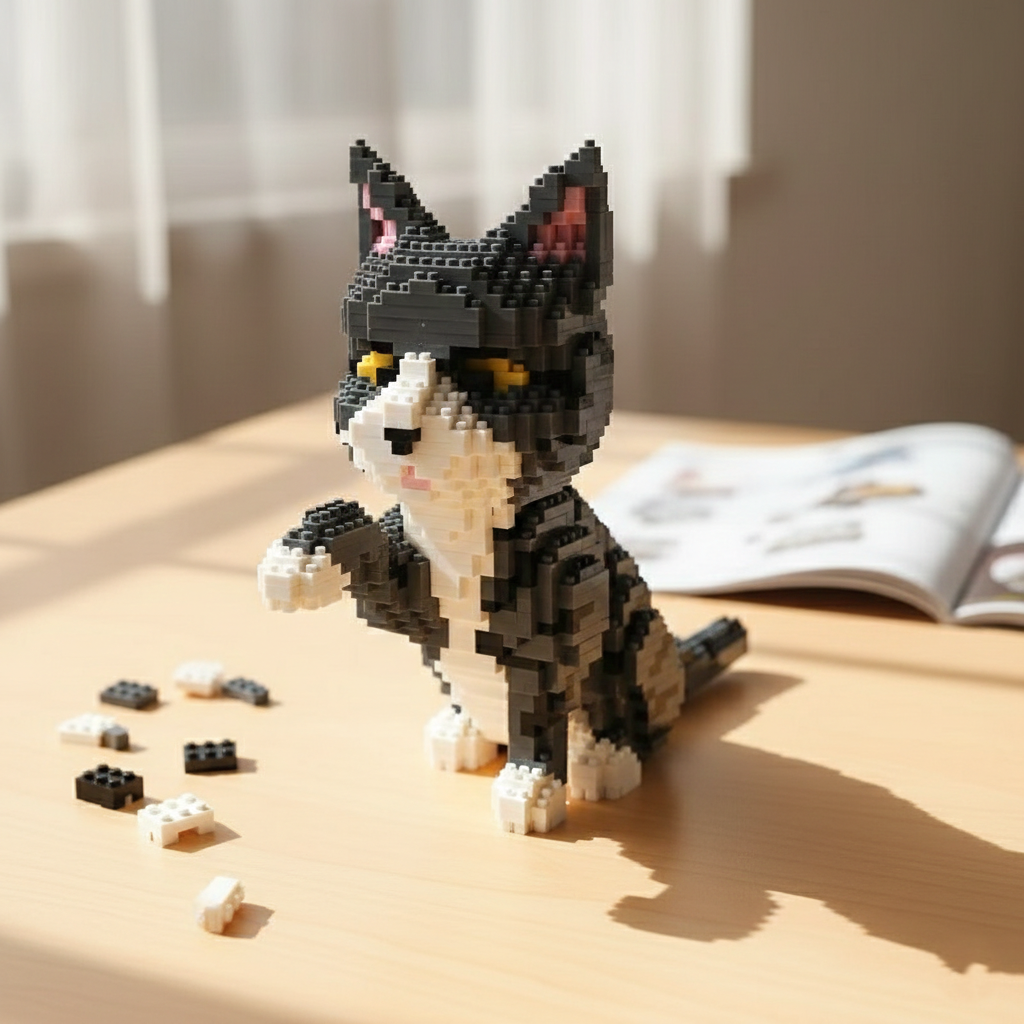 Brick Set - Tabby Cat
