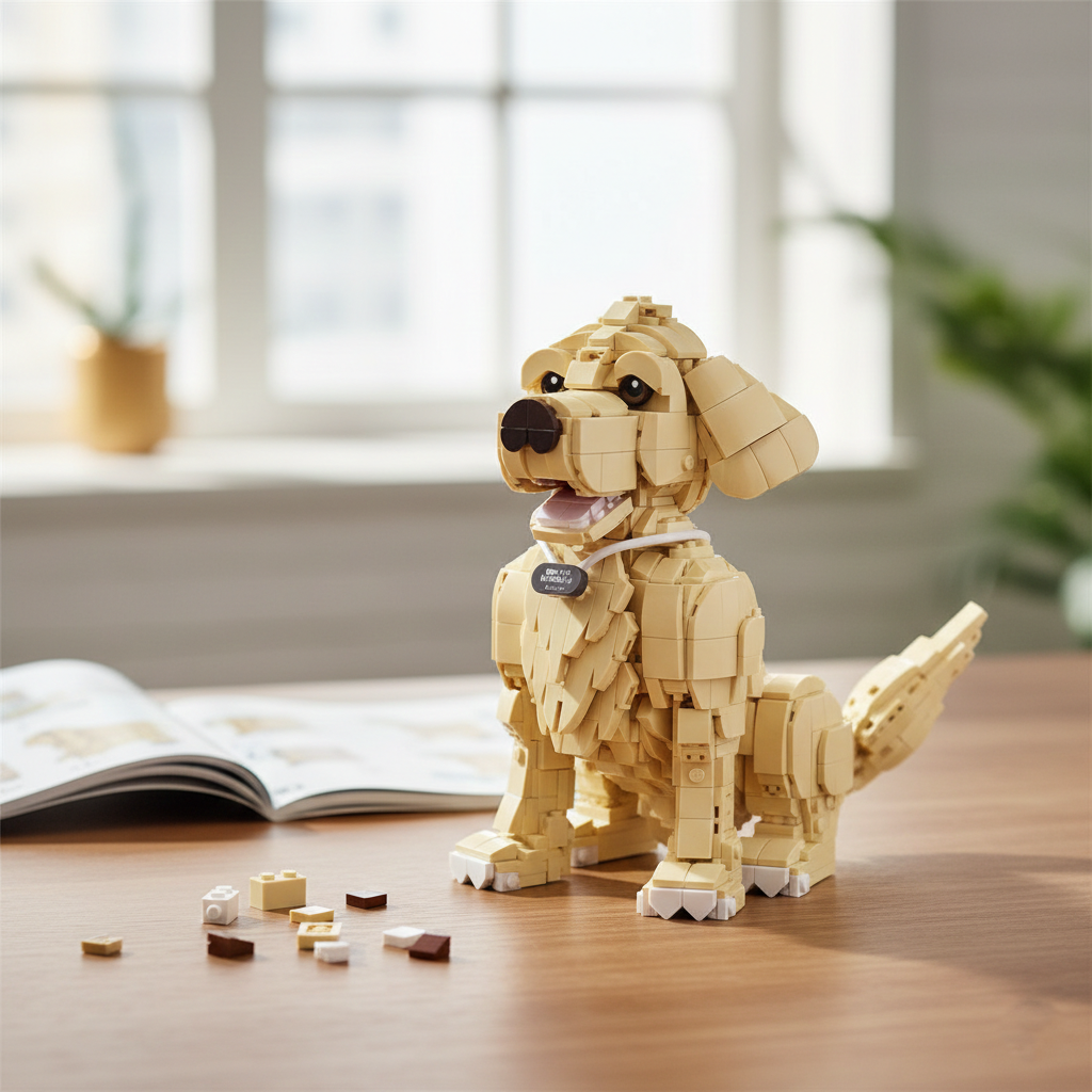 Brick Set - Golden Retriever