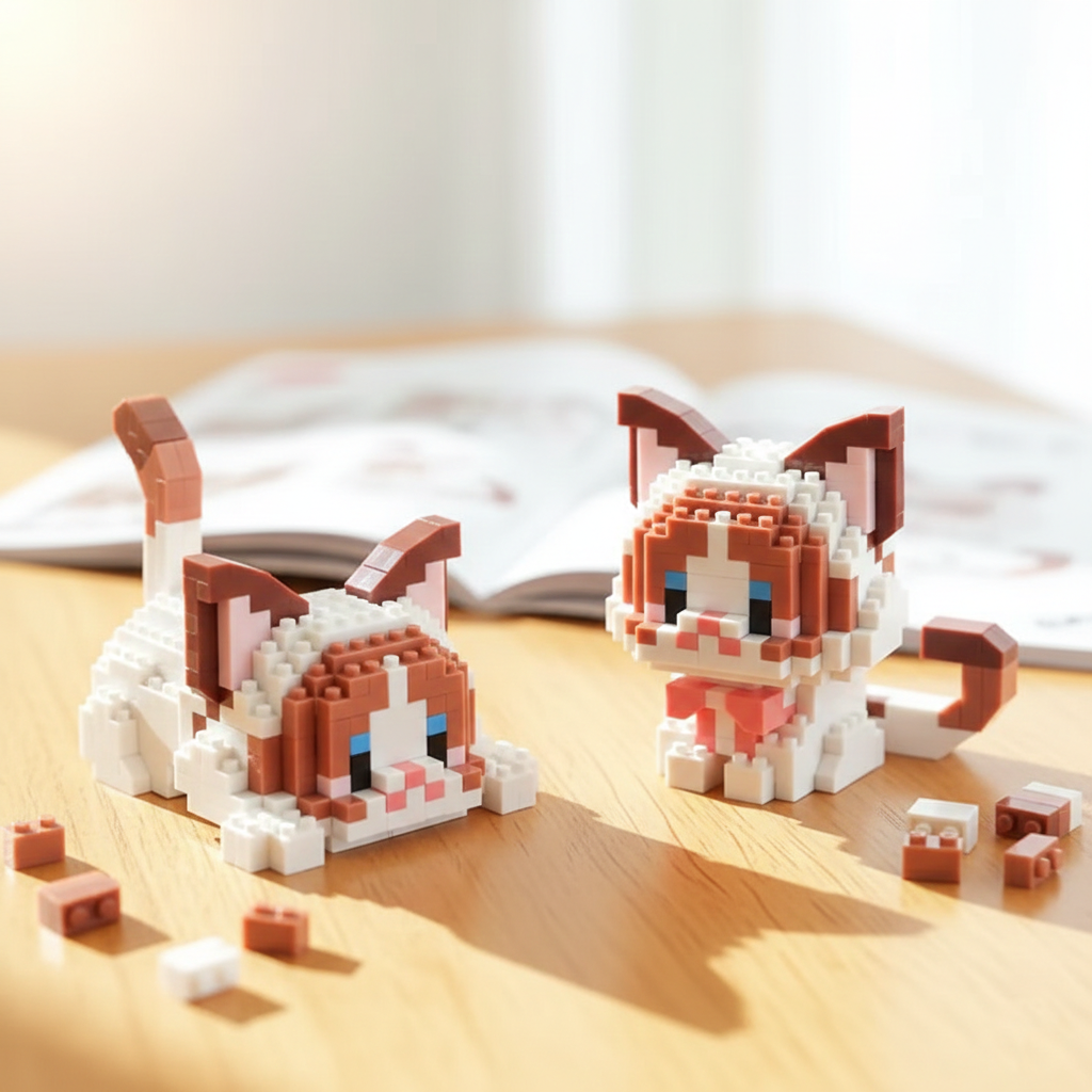 Brick Set - Cute Cat