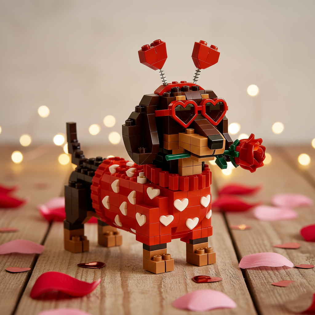 Love Edition - Dachshund Brick Set