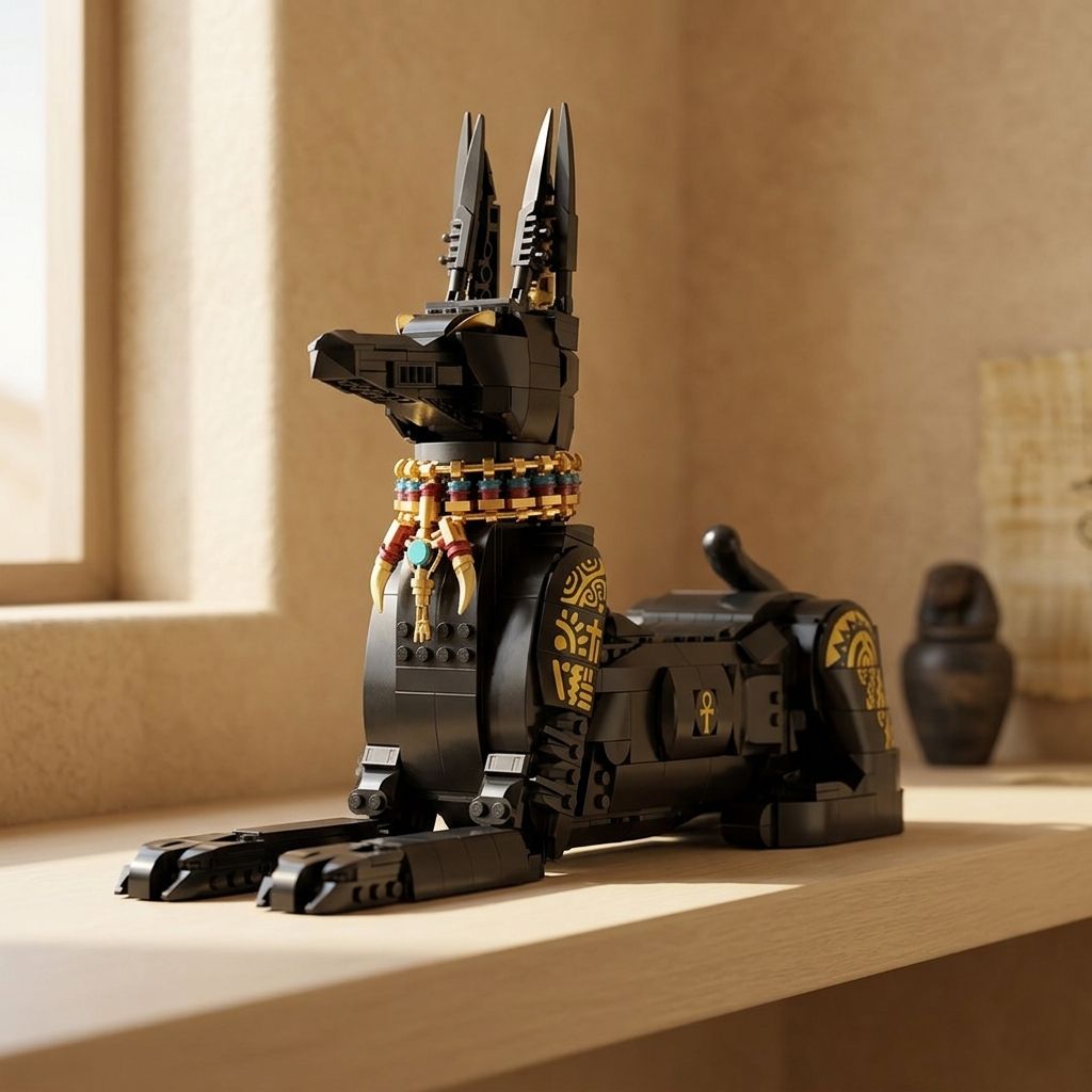 Brick Set - Egyptian Pharaoh Dog