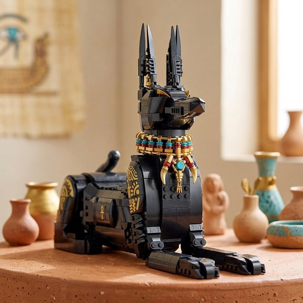 Brick Set - Egyptian Pharaoh Dog