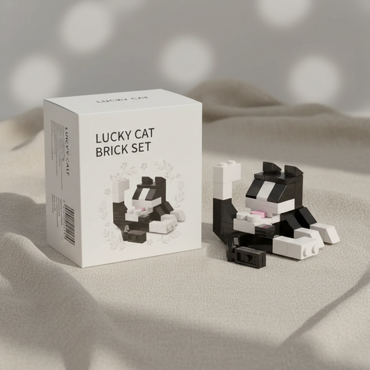 Brick Set - Lucky Cat