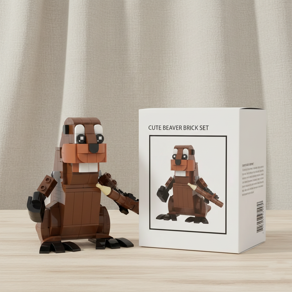 Brick Set - Cute Beaver