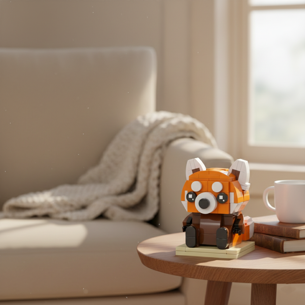 Brick Set - Red Panda
