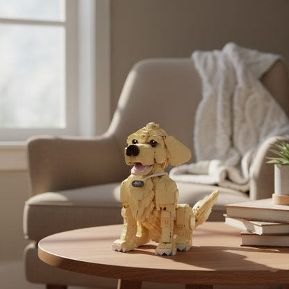 Brick Set - Golden Retriever