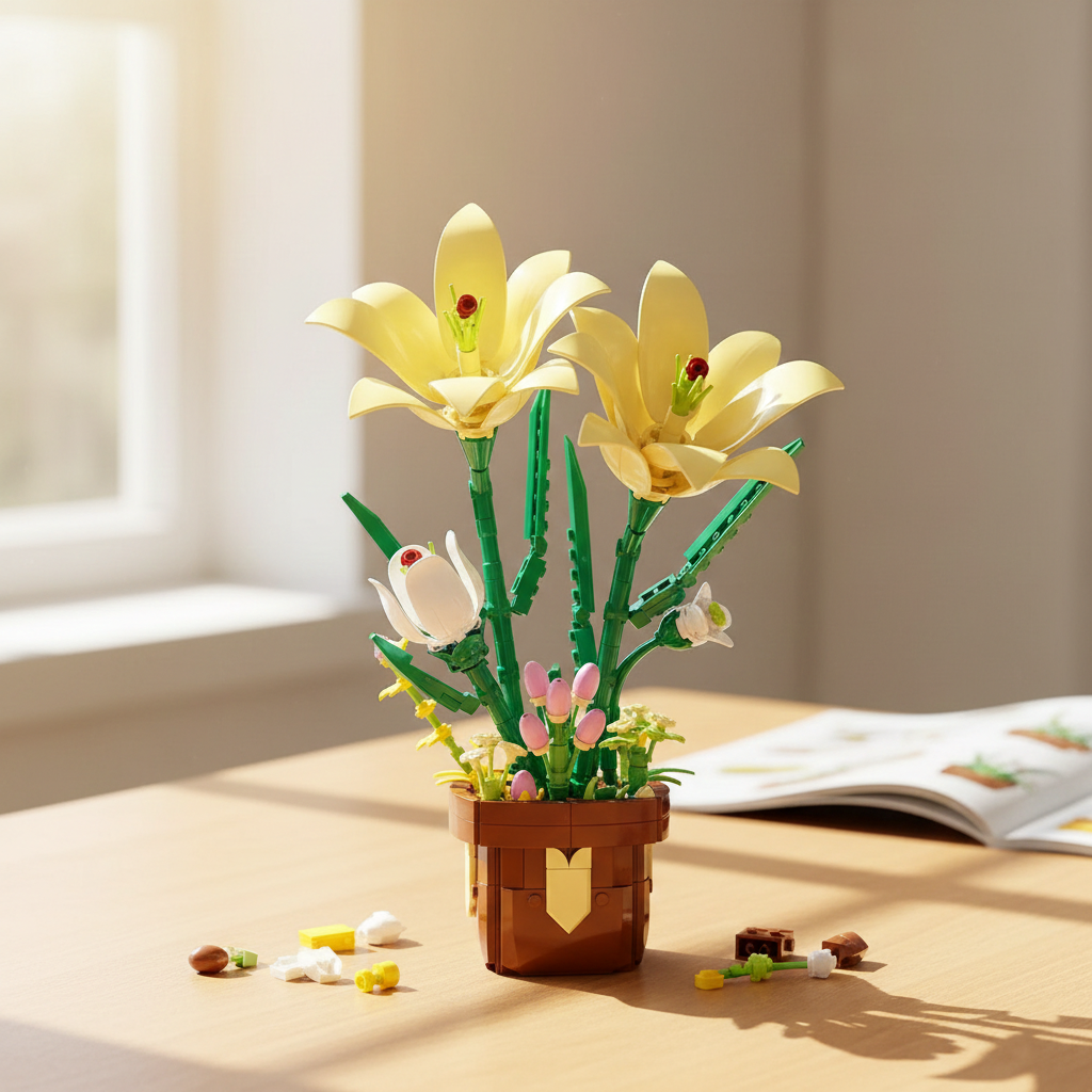 Brick Set - Lily Flower