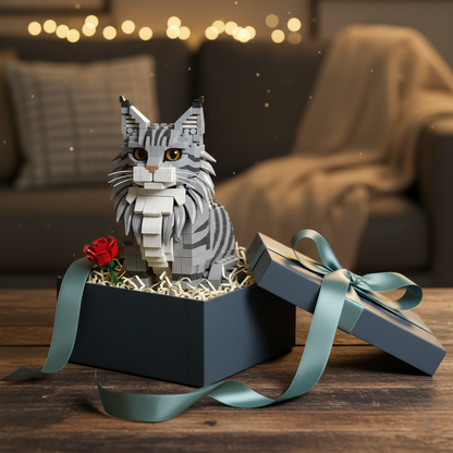 Brick Cats - Maine Coon