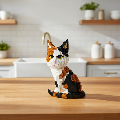Brick Set - Calico Cat