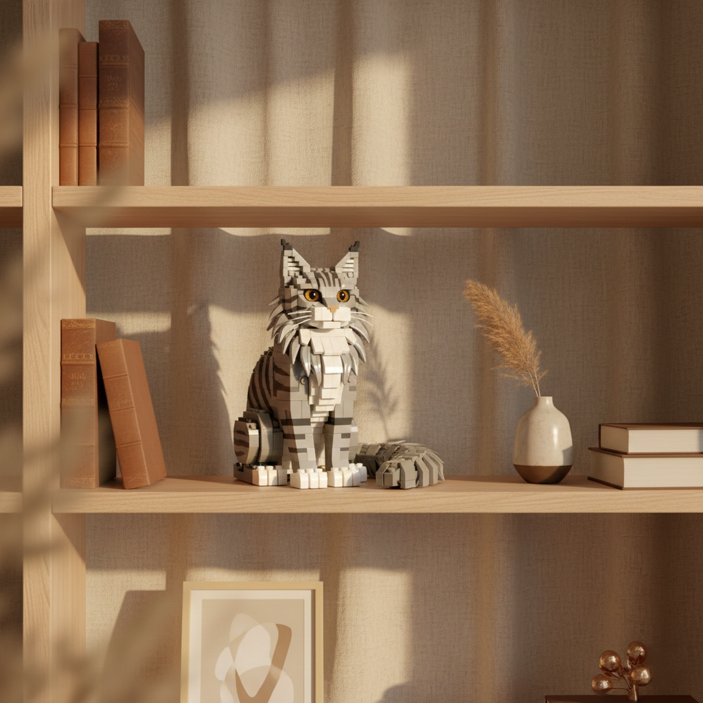 Brick Cats - Maine Coon