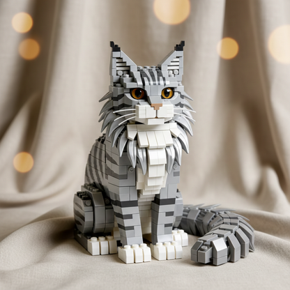 Brick Cats - Maine Coon