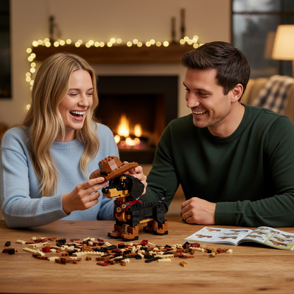 Brick Dogs - Cowboy Dachshund