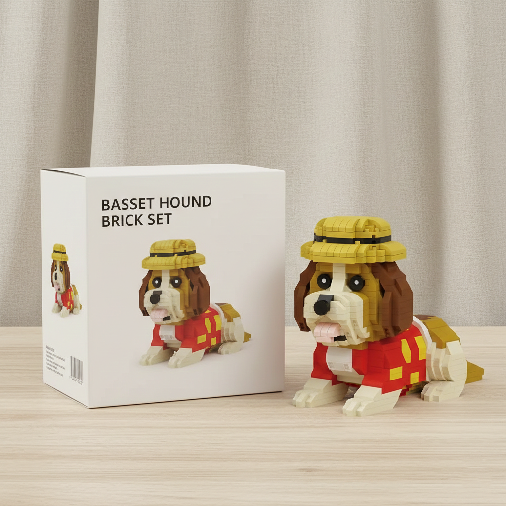 Brick Set - Basset Hound
