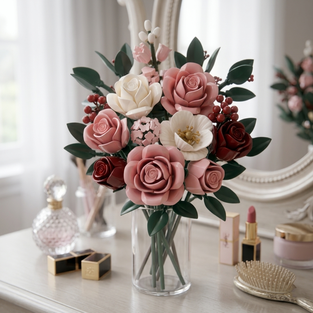 Brick Set - Roses Bouquet