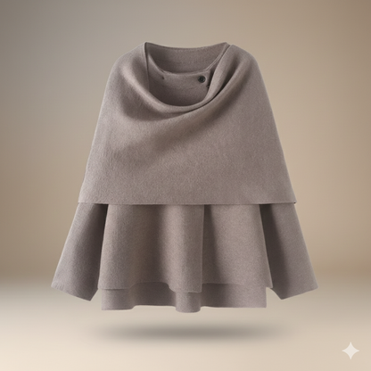 Harper Asymmetric Knit Coat