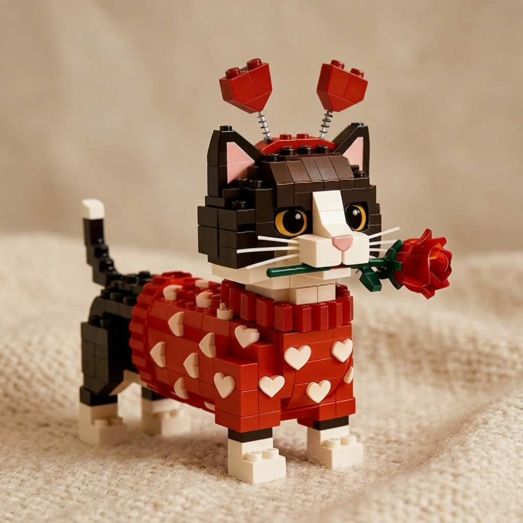 Brick Cats - Love Edition