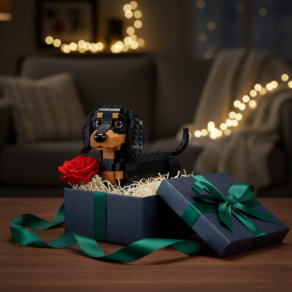 Brick Dogs - Dachshund