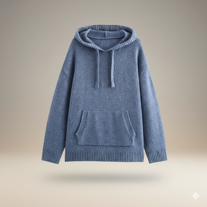 Avery Leopard Knit Hoodie