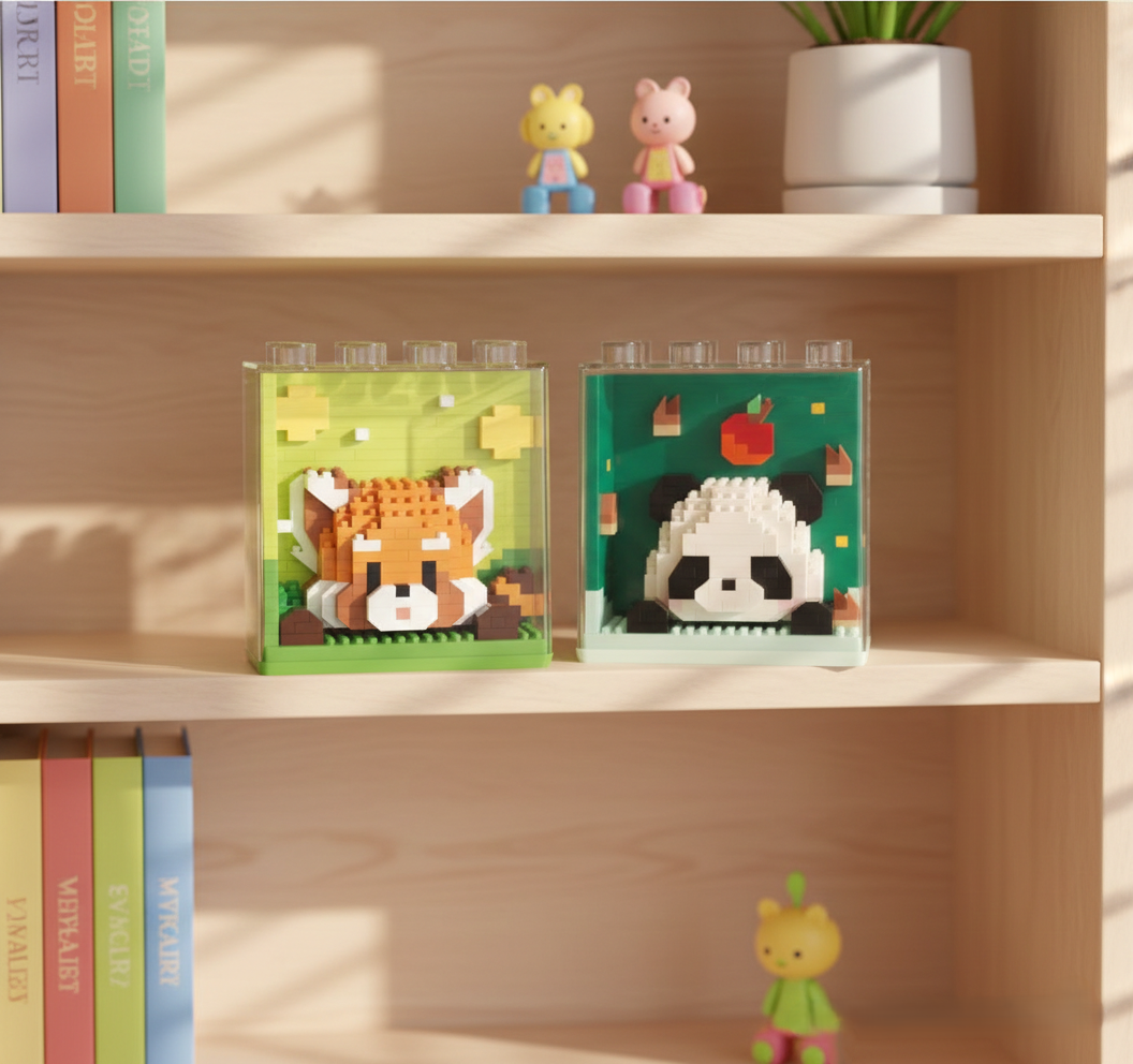 Brick Set - Panda Box