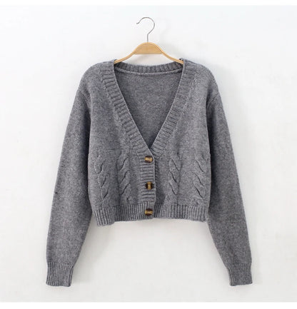 Carys Twist Knit Cardigan