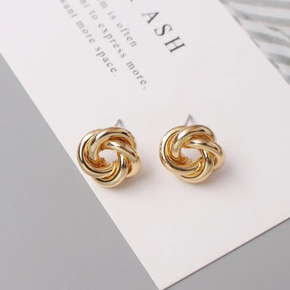 Isla Metal Knot Earrings