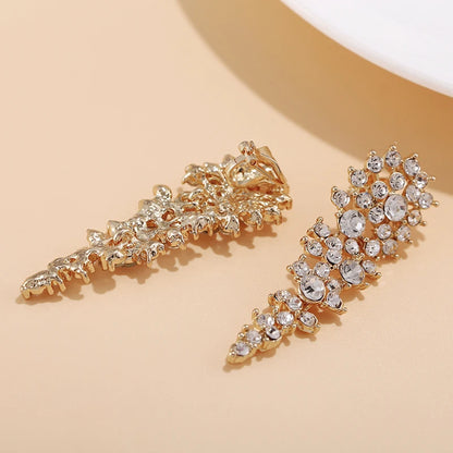 Crystal Bridal Clip Earrings