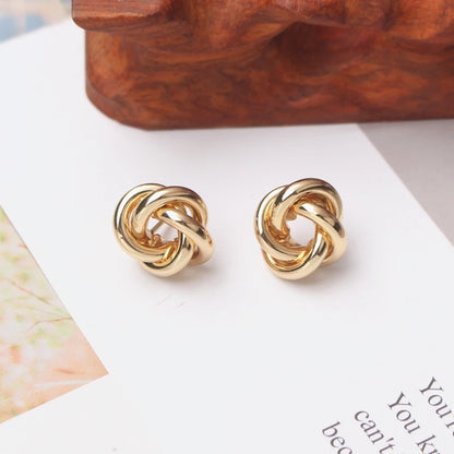 Isla Metal Knot Earrings