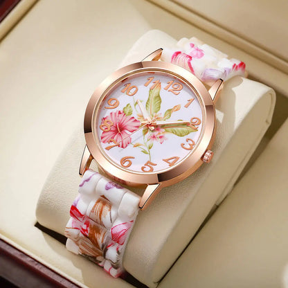 Flora Silicone Watch