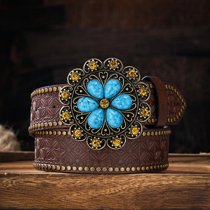 Dakota Western Floral Belt