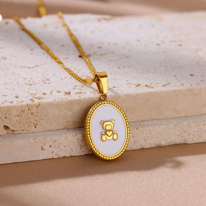 Gold Scallop Necklace