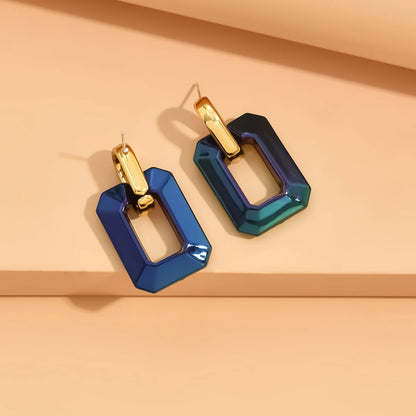 Lora Geometric Acrylic Earrings