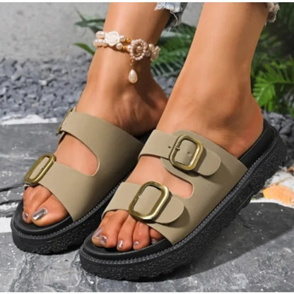 Camila Buckle Strap Sandals