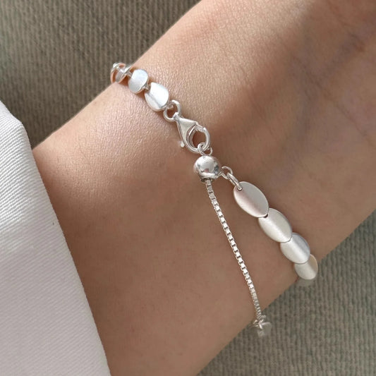 Corinne Silver Bracelet