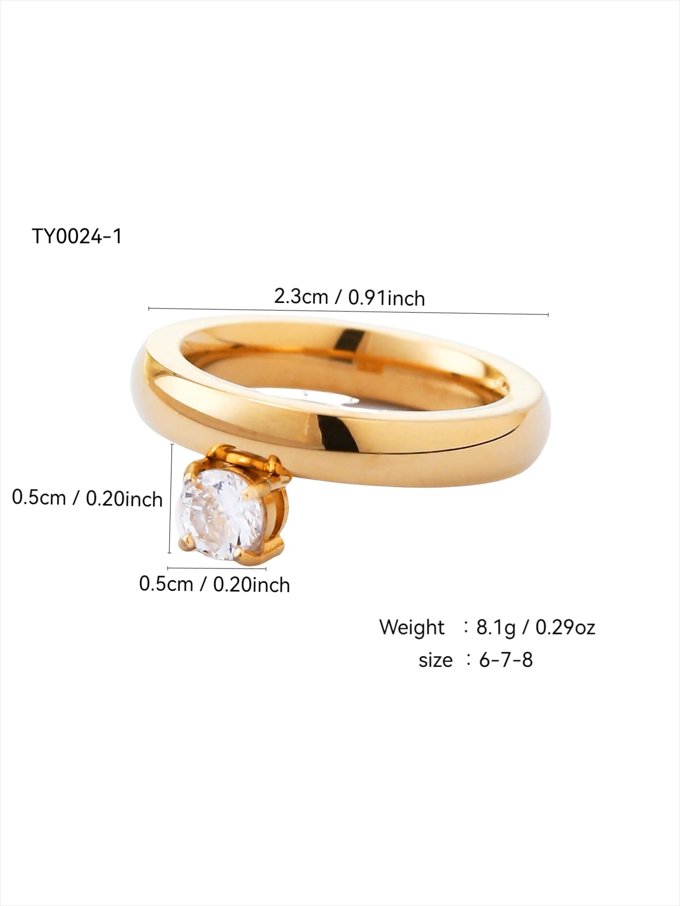 Celeste Teardrop Ring