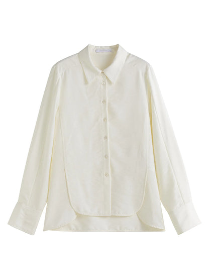 Lila Office Blouse