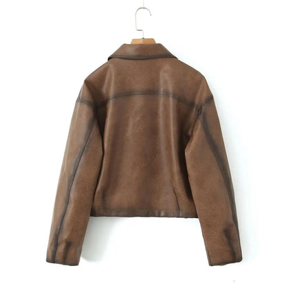 Maren Vintage Leather Jacket