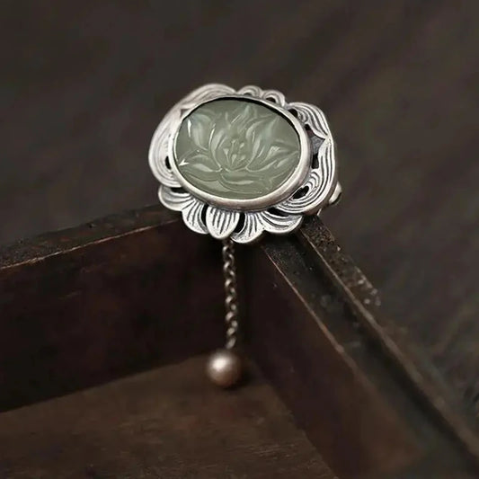 Jasper Blossom Brooch