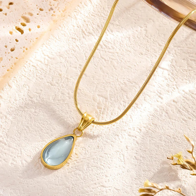 Ocean's Tear Pendant