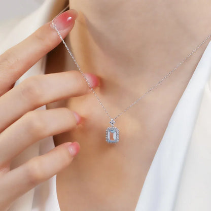 Topaz Sapphire Pendant Necklace