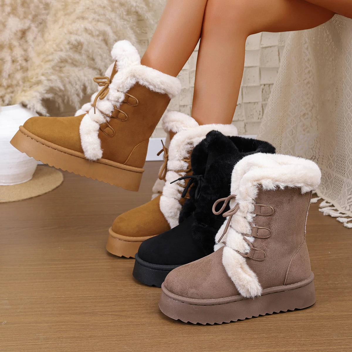 CozyRetro Snow Boots