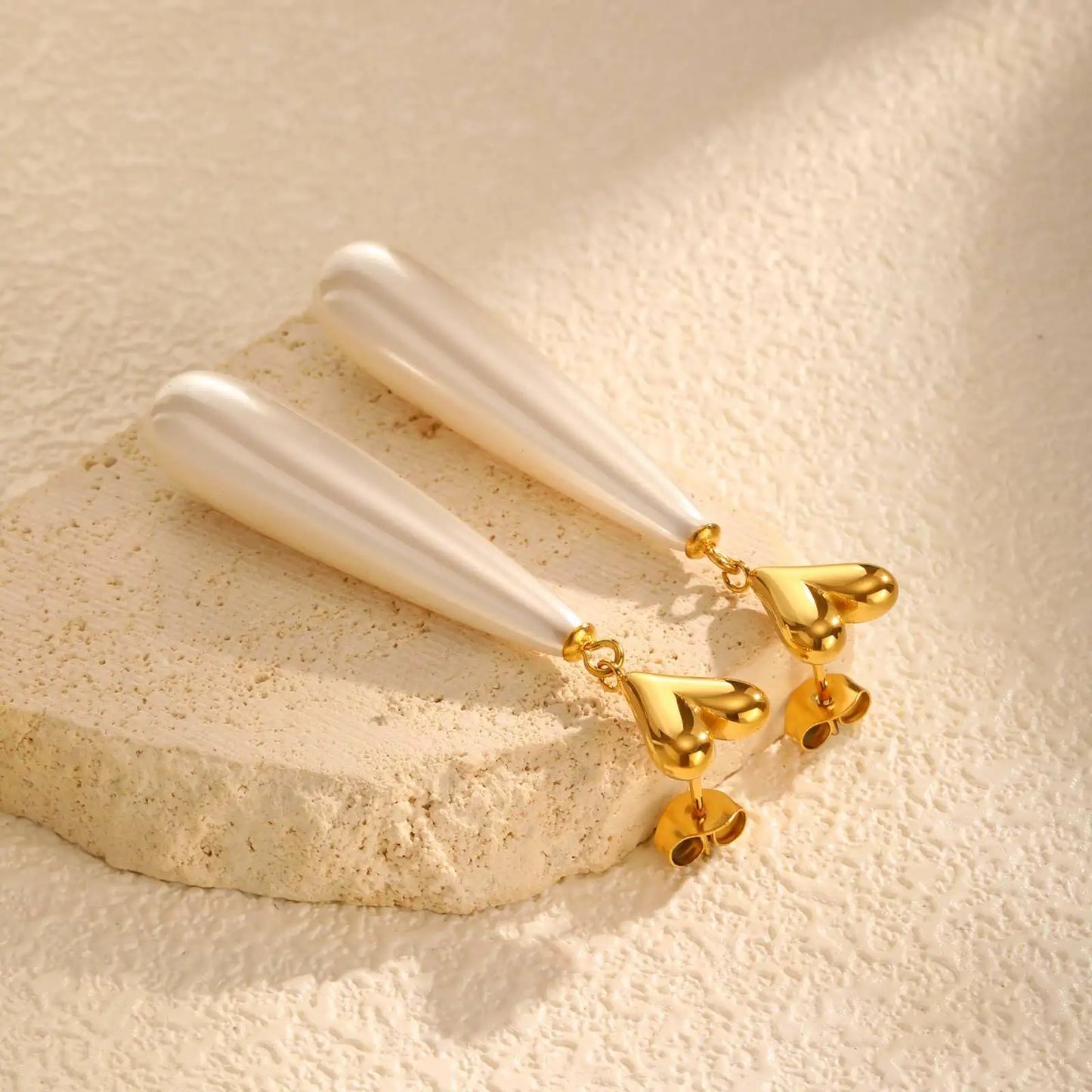 Chili Heart Drop Earrings