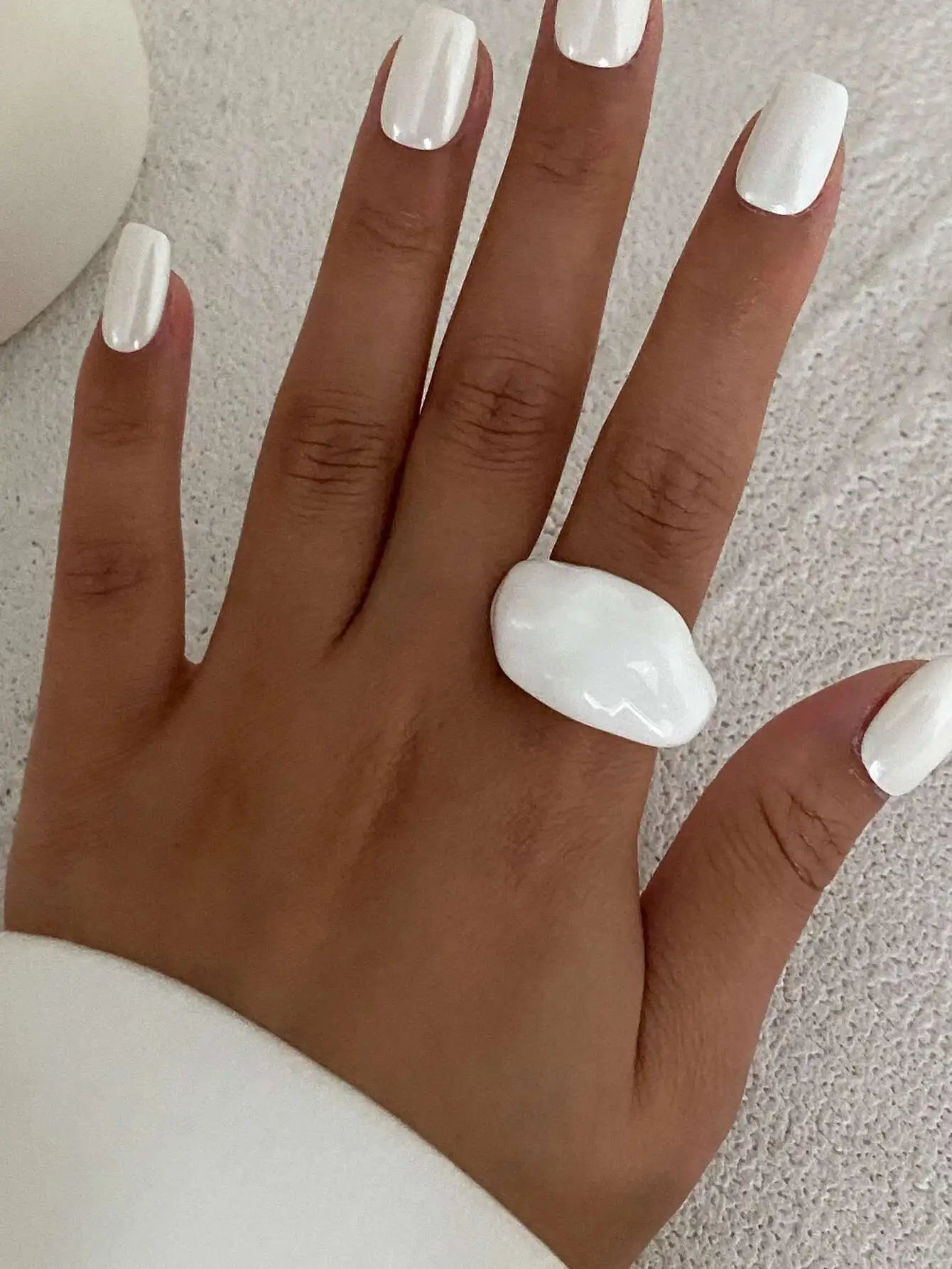 Zyra Geometric Resin Ring
