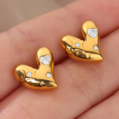 Vela Heart Studs