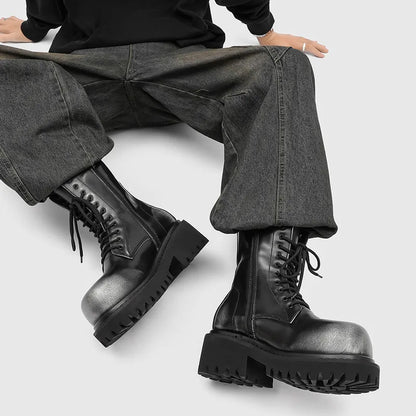 Grant High-Top Leather Boots