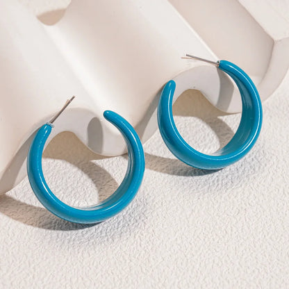 Niva Round Hoop Earrings