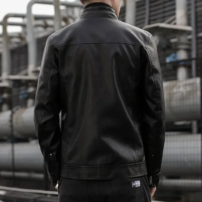 Damon Leather Street Jacket